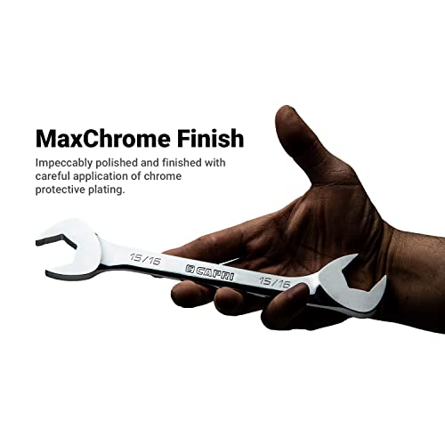Image of Capri Tools 7 /8 in. Angle Open End Wrench, 30 and 60 angles, SAE