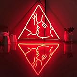 Enseigne Au Néon À LED, Baiser Rouge Neon Sign Tenture Murale Art Pour Bar, Pub, Fête, Magasin, Noël, Fête De Mariage, Décoration De Salon 45X29cm