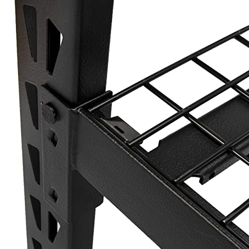 Dewalt 4-Foot Tall, 3 Shelf Steel Wire Deck Industrial Storage Rack, Adjustable For Custom Workshop/Garage Storage Solutions, Total Capacity: 4,500 Lbs. #TOP6