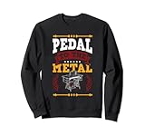 Diseño de máscara de costura de metal con pedal fresco. Traje divertido para todos los sastres de hobby y amantes del acolchado