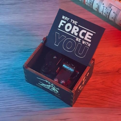 Sooharic Wooden Music Box Wind Up- 18 Note Mechanism Antique Carved Music Box Crafts/Gifts