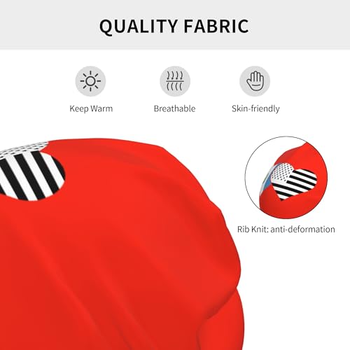 Guatemala Flag and American Flag Children Hip Hop Knitted Hat Kids Elastic Leisure Knit Cap Warm Sleep Beanies Black3