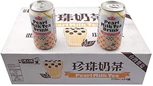 珍珠奶茶【24本セット】 タピオカミルクティー パールミルクティー 315mlX24本 台湾産