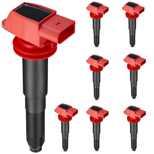 Image of 8-Pack UF660 Ignition Coils Compatible with Porsche Cayenne 2008-2018, Compatible with Porsche Panamera 2011-2016 3.6L V6 /4.8L V8- Replaces 94860210402, 94860210404, 94860210410, 94860210411