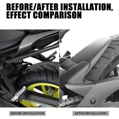 Garde-boue arrière allongé pour Yamaha XSR700 de 2016 à 2020 - 6