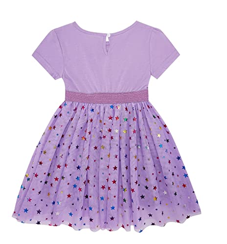 DaniChins Girls Tutu Dress Layered Tulle Sparkle Dress for Girls2
