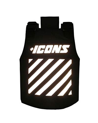 HUDSON Outerwear Men's Icon Reflective Fashion Vest with Adjustable Velcro Straps and Patches, Black - Thumbnail 6
