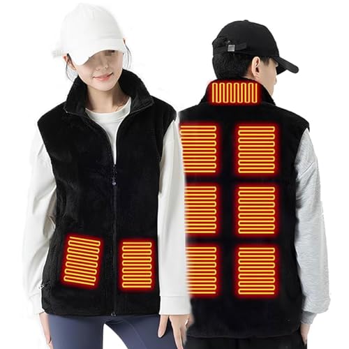 Beheizte Weste USB, Beheizbare Jacke Herren/Damen Winter Weste...