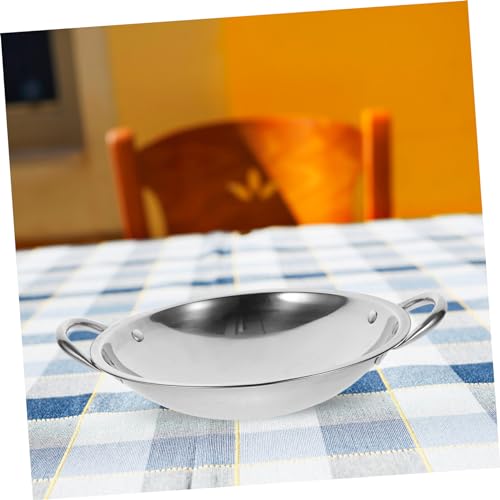 Wok de acero inoxidable Garneck con fondo plano miniatura 7