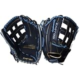 Easton | Tantrum Series Slowpitch Softball Glove | 13.5' | LHT | Pro H Web | Navy/Carolina Blue