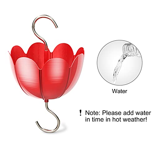 Ant Moat For Hummingbird Feeders, Insect Guard With Large Capacity, Metal Hummingbird Feeder Ant Guard, 4 Oz X 2 Pack #TOP5