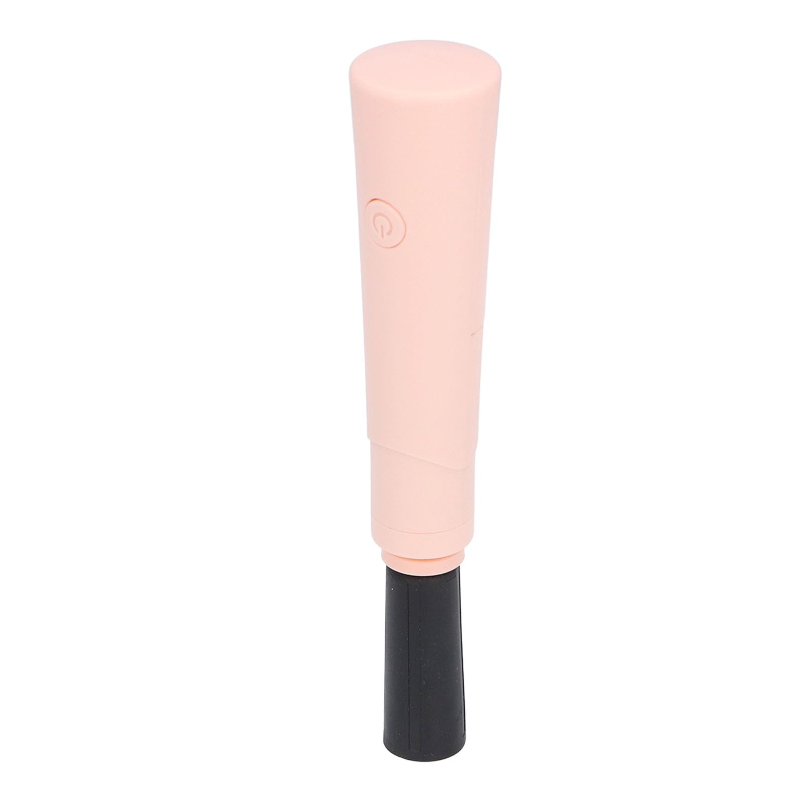Mezclador eléctrico de laca de uñas portátil de 2500 RPM para pegamento de pestañas y esmalte de uñas con 4 tamaños de calibre, negro (rosa)