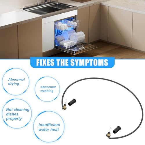 Upgraded DD81-02148A Dishwasher Heating Element Assembly,Compatible with Samsung Dishwasher Parts Heating Element DW80N3030UB DW80M2020US DW80R2031UG,Samsung Heating Element Replacement 14.56'*14.17' by YEECHUN - Used condition - Image 6