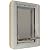 Perfect Pet The All-Weather Energy Efficient Dog Door, Medium, 7.25" x 13" Flap Size
