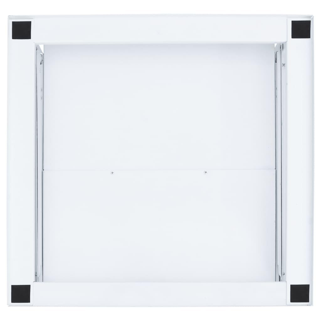 Brokky Supporto Lavatrice e Asciugatrice con Mensola Estraibile Bianco-Base Torre, Kit di Sovrapposizione Lavatrice Asciugatrice Universale, Supporto Premontato con Ripiano Estraibile