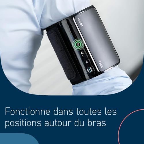 OMRON EVOLV Tensiomètre bras, Conception tout-en-un, Bluetooth, 22-42 cm – vue 6