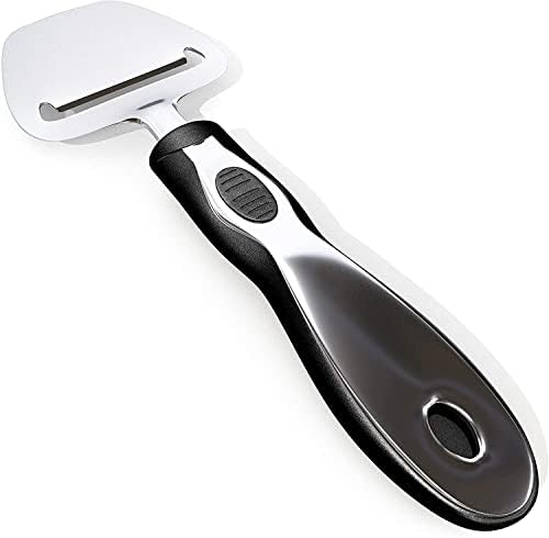 iNeibo Cheese Slicer - Stainless Steel Blade Cutter, Cheese Cutter, Ergonomic Handle Design, Perfect for Semi Hard Cheese