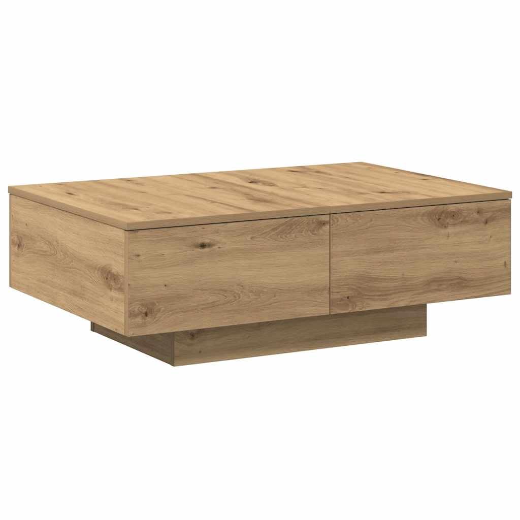 Genérico Mesa de Centro Madera de ingeniería Roble Artisan 90x60x31 cm,Mobiliario,Mesas,Mesas Decorativas,Mesas de centro-856571