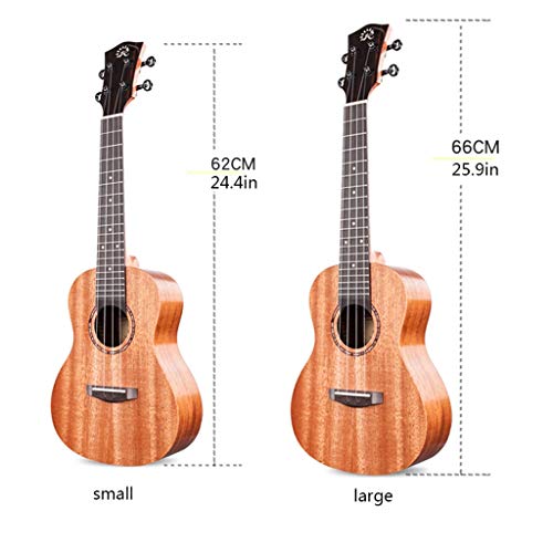 Ukulele Ukulele Beginner Veneer Ukulele with Padded Gig Bag Strings Tuner Strap Capo Picks Polishing Cloth Guitar (Size : Large) (Medium) - Les Beatles, Paul McCartney, John Lennon, RIngo Starr, George Harrison Ukulele Ukulele Beginner Veneer Ukulele with Padded Gig Bag Strings Tuner Strap Capo Picks Polishing Cloth Guitar (Size : Large) (Medium) – Image 3