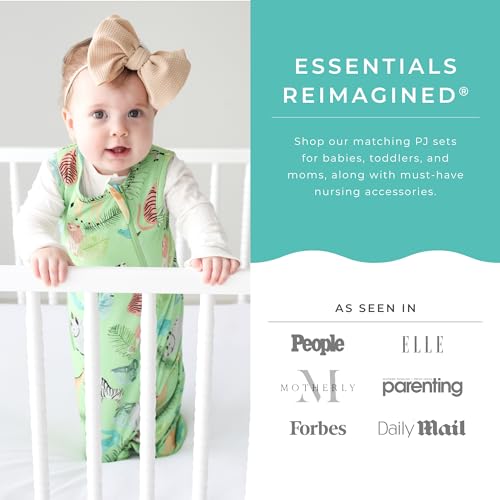 Image of Posh Peanut Convertible Baby Sleepers - Footless Baby Pajamas with 2 Way Zipper for Easy Diaper Changes
