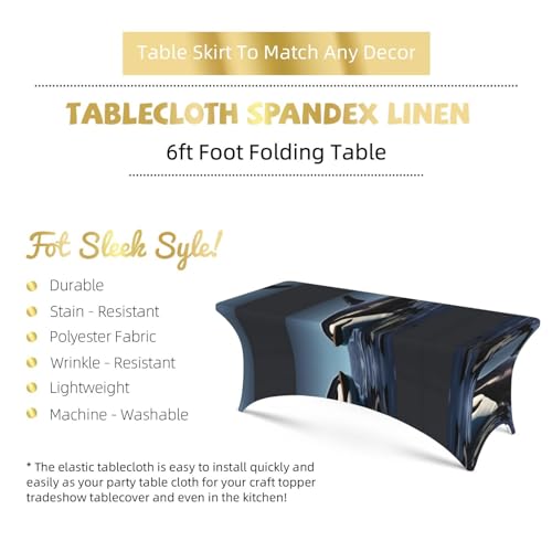 Nappe extensible orque infroissable pour table de banquet 1,8m - 6