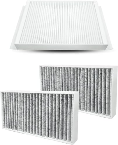 Filtro de aire de cabina, compatible con Mercedes 16-19, reemplaza el filtro interior de partículas finas 1668300318 A2928300000 filtro de polvo debajo del capó 16683002178 A1668300218 kits de filtro