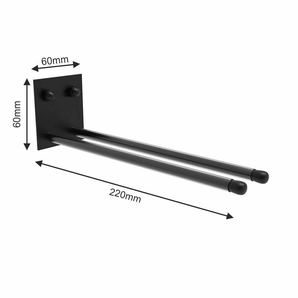 Ski Wandhalterung Skiwandhalter Stockhalter für zwei Paar Skier - Aufbewahrung und Halterung von Skier und Skistöcke, Wand Skihalter platzsparender Skiträger Stockhalter, bis 30 kg