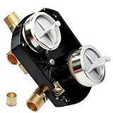 R22000-WS Shower Valve for delta Faucet, Universal Diverter Valve for delta Trim Kit & Shower System, Integrated Diverter Rough In Valve Kit 3-Way 6-Setting, Include Screwdriver Stops
