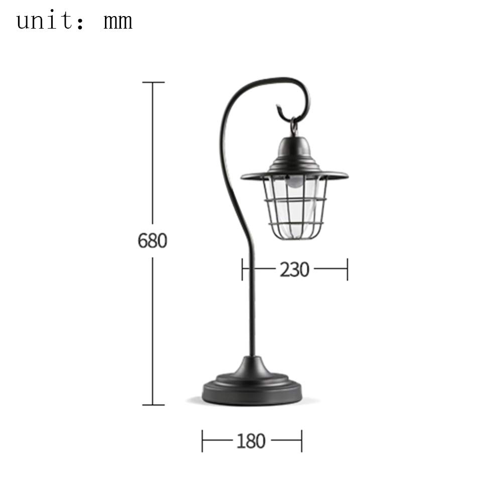 Tischleuchte Retro Schwarz Metall Laterne Lampenschirm Arbeitsplatzlampe Leselampe E27 Vintage Verstellbare Schreibtischlampe Schlafzimmer Nachttisch Lampe Arbeitsplatz-Leuchte