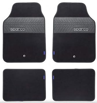 SPARCO SPC1909BK Mat Set, Black