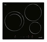 N zonas 3 CATA IB 603 BK Integrado - Placa (Integrado, 1200 W, 16 cm, 1500 W, 23 cm, 2200 W)