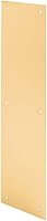 Vista 1 de Prime-Line J 4580 Door Push Plate, 4 In. X 16 In., Polished Brass (Single Pack)