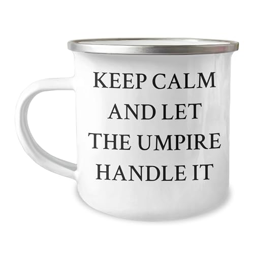 Umpire Handle Gift for Men from Friends Graduation Unique Umpire Camping Mug