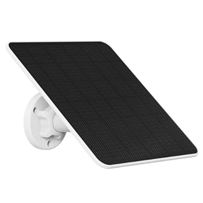 6W 5V Solar Panel USB c for Security Camera Outdoor use,USB Solar Panel Charger for 5V Rechargeable Battery Camera,Solar Panel for USB Port Eufy Camera and Bird Feeder Camera.Solar for 5v Fan