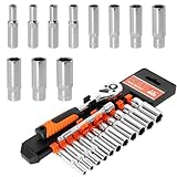 DARENYI 13 Pièces clés à cliquet 1/4