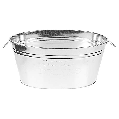 Wine Champagne Beer Cocktail Drinks Ice Cooler Cold Metal Bucket Bar Tub Party - Image 5