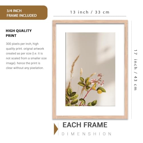 Image of kotart - Nature Wall paintings for Home and Office Wall Decor | wall paintings poster for wall decor with frames(13x17 inch, F) Pack of 6