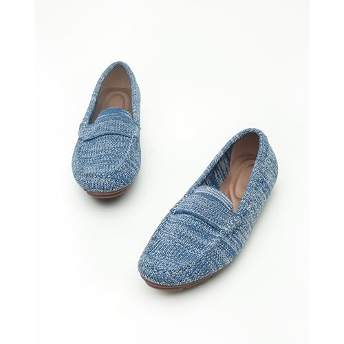 Image of feabtonbd Loafers for Women Comfortable Breathable ShoeCasual Slip On Womens Driving Flats Shoes