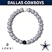 Lokai Silicone Beaded Bracelet for Men & Women, NFL Football Collection - Dallas Cowboys, Logo, Small - Silicone Jewelry Fashion Bracelet Slides-On for Comfortable Fit