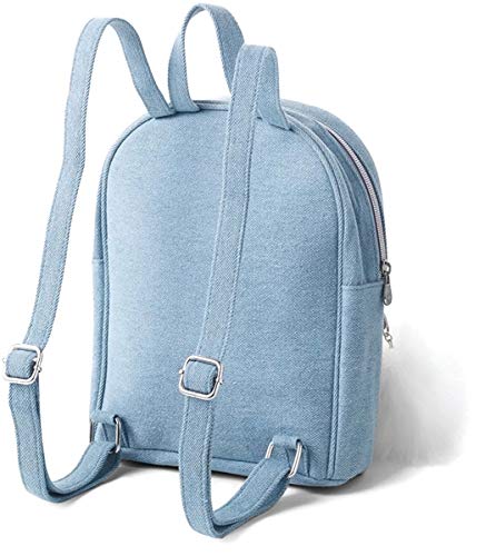 denim mini backpack
