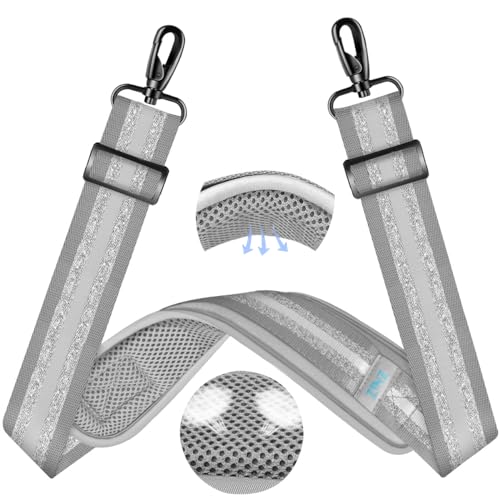 Tracolla Universale da 60 con Imbottitura Fissa Traspirante Ultra Spessa Regolabile per carichi Pesanti per Borsa per Laptop a -TH01B04 da palestra