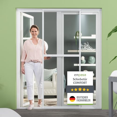 empasa Fliegengitter Insektenschutz Schiebetür 'COMFORT', für Balkontür,...