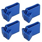 Alipis 4 Protectores Antideslizantes para Pies de Escalera, Cubiertas Telescópicas de Goma, Almohadillas de Repuesto 6.3x1.6 Cm para Seguridad y Estabilidad en Hogar y Taller
