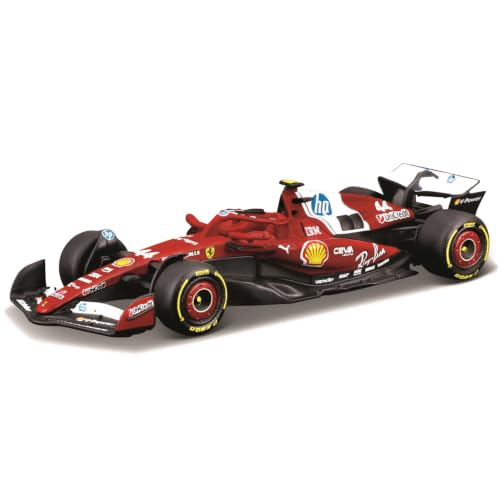 Bburago - F1 Ferrari SF-25#44 Lewis Hamilton 2025, Auto Diecast in Scala 1:64, Replica Dettagliata Monoposto Formula 1, Licenza Ufficiale Ferrari, Blister da Collezione, EtĂ Consigliata 14+ Anni