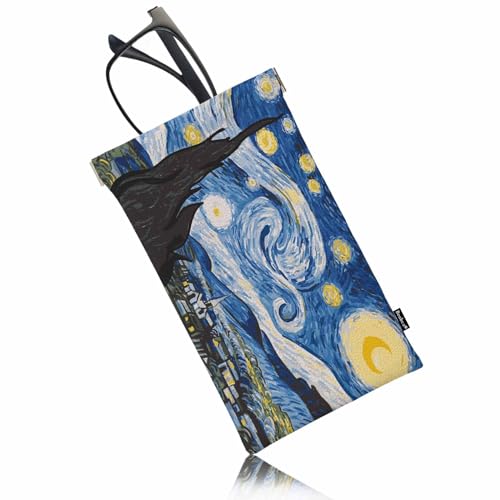 Image of Dragonfly Glasses Case Lightweight Glasses Cases PU Sunglass Organizer Eyeglasses Case Glasses Cases For Men Women