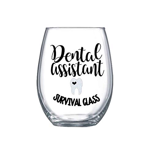 Zoey Christinafunny Dental Assistant Appreciation Gifts For Women Hygiene Week Ideas For Her Stemless Wine Glass 0046 Dailymail