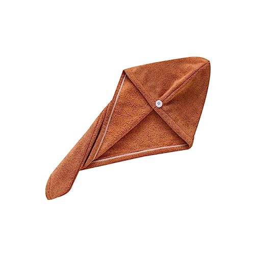 Gogogmee Gorro Secar Pelo de Fibra de Bambú con Toalla Turbante Súper Absorbente y Rápido Secado para Hombre y Mujer Color