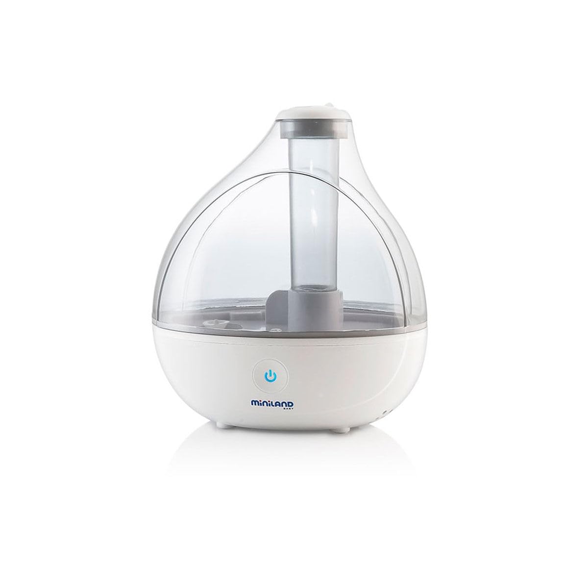 Miniland Humidificador 1.5 Litros, 2 en 1, Vapor Frío, Difusor Aceites Esenciales, Autonomía hasta 24h, Luz Opcional, 30dB Silencioso | Humidrop