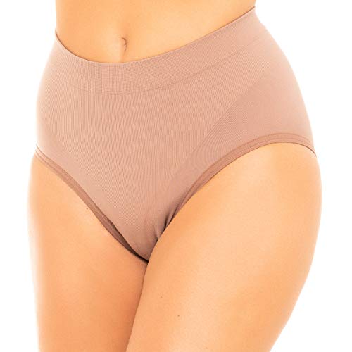 JANIRA Cueca Slip de controlo SILUIET ÓPTIMA cor ilho (vião) - M Nilo (Visón)