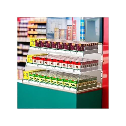 Présentoirs de magasin avec poussoirs automatiques de 68 cm
